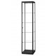 Vitrine 200x50x50cm zwart Vitrine 200x50x50cm zwart